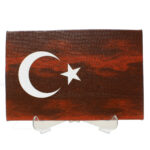 Türk Bayrağı Dikdörtgen Kanvas Tablo